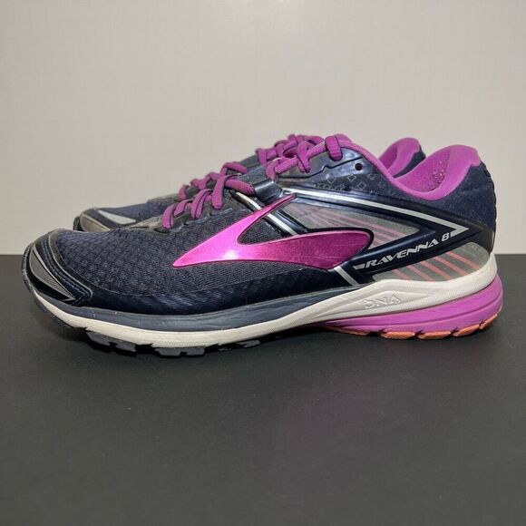 Womens BROOKS Ravenna 8 Navy Blue Running Shoes / Size 8 Medium - Picture 4 of 9